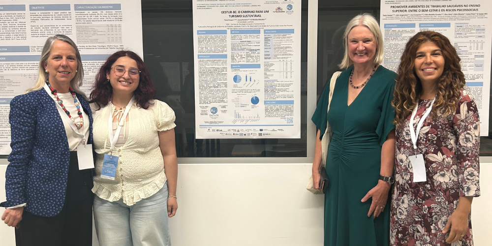 FUTOURWORK partners from University of Westminster and Lusofona University at the IV International Congress of Healthy School and Work Environments