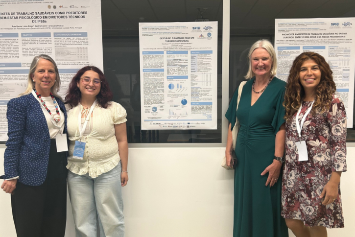 FUTOURWORK partners from University of Westminster and Lusofona University at the IV International Congress of Healthy School and Work Environments