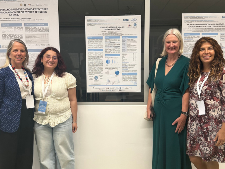 FUTOURWORK partners from University of Westminster and Lusofona University at the IV International Congress of Healthy School and Work Environments